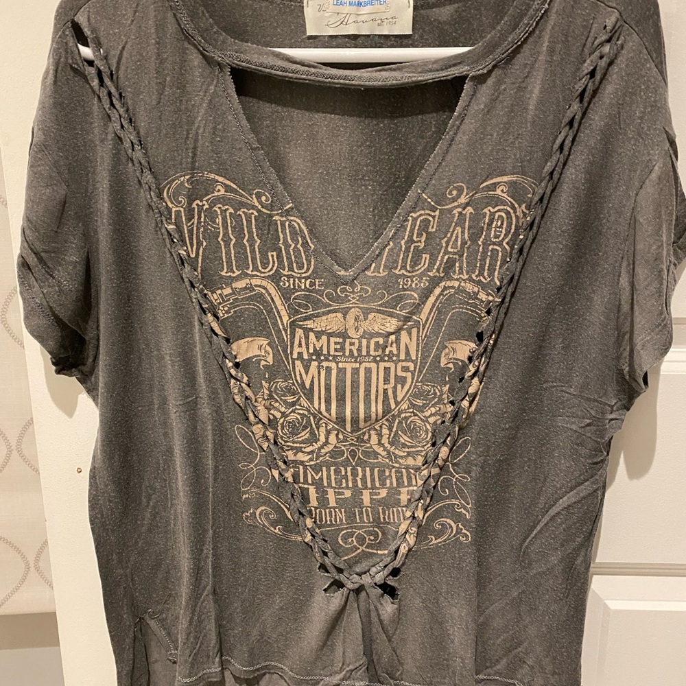 Vintage Havana Cut Out Graphic Tee